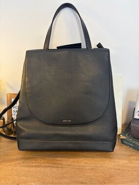 Matt & Nat XAARON Black Convertible Backpack Tote – NWT
